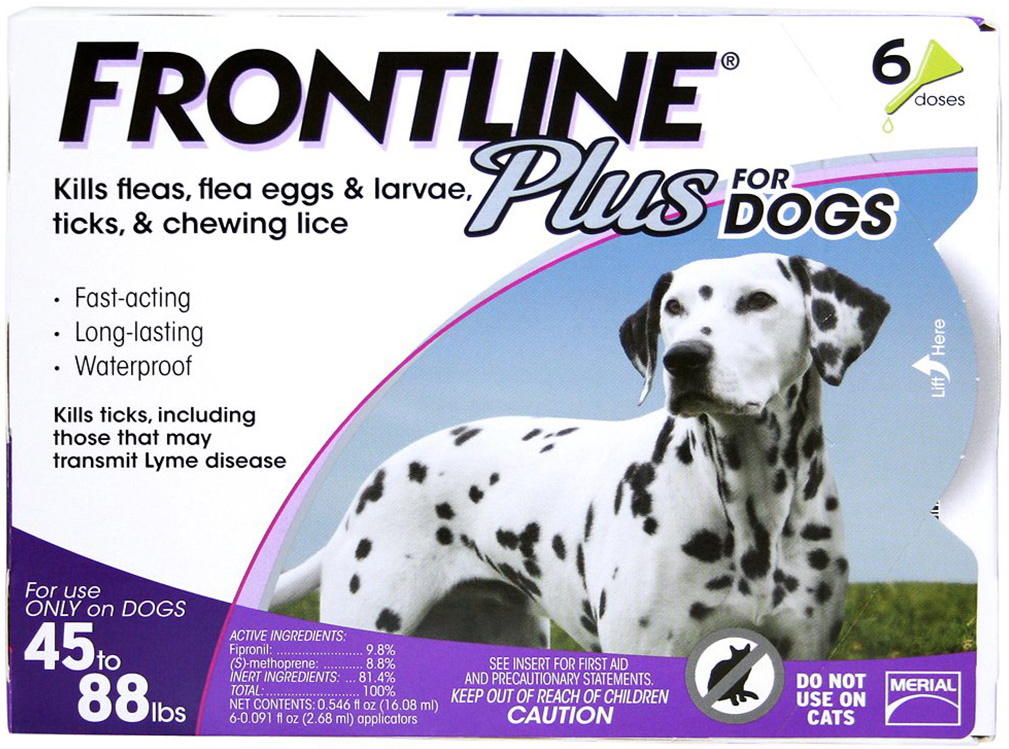 Frontline Plus - средство от блох для собак