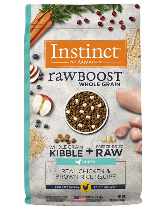 Instinct Raw Boost Freeze-Dried Raw Coated Dry Food Сухой корм для щенков