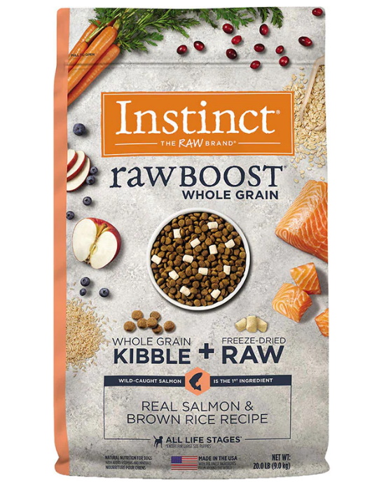 Instinct Raw Boost Freeze Dried сырой корм для собак с покрытием