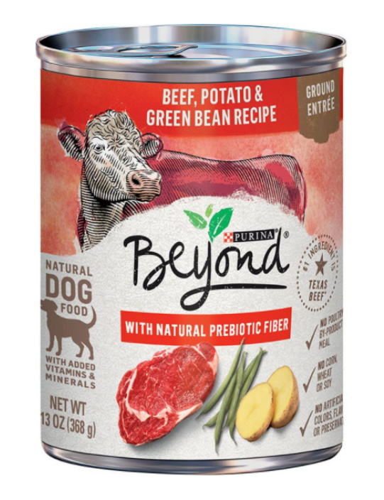 Консервы для собак Purina Beyond с говядиной, картофелем и зеленой фасолью