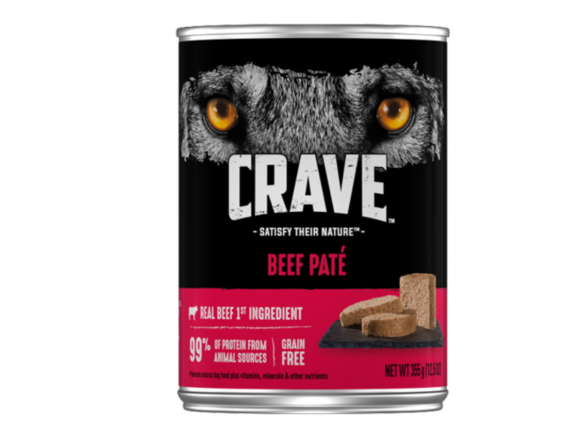 Консервы для собак без злаков Crave Beef Pate